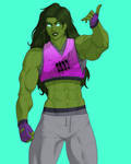 She-Hulk by Cadhla182