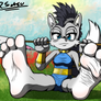 Lupe the Wolf Feet V2 *COLOR*