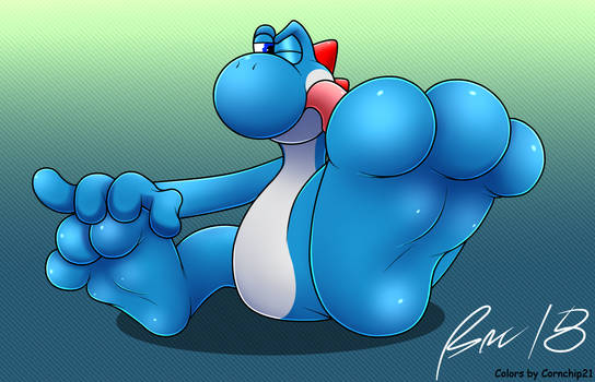 'Big Yoshi Feet' By Trowelhands