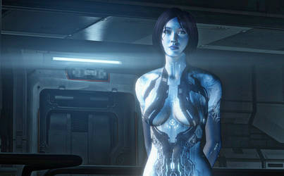 Cortana - Halo 4 - Model 10 by solarnova1101