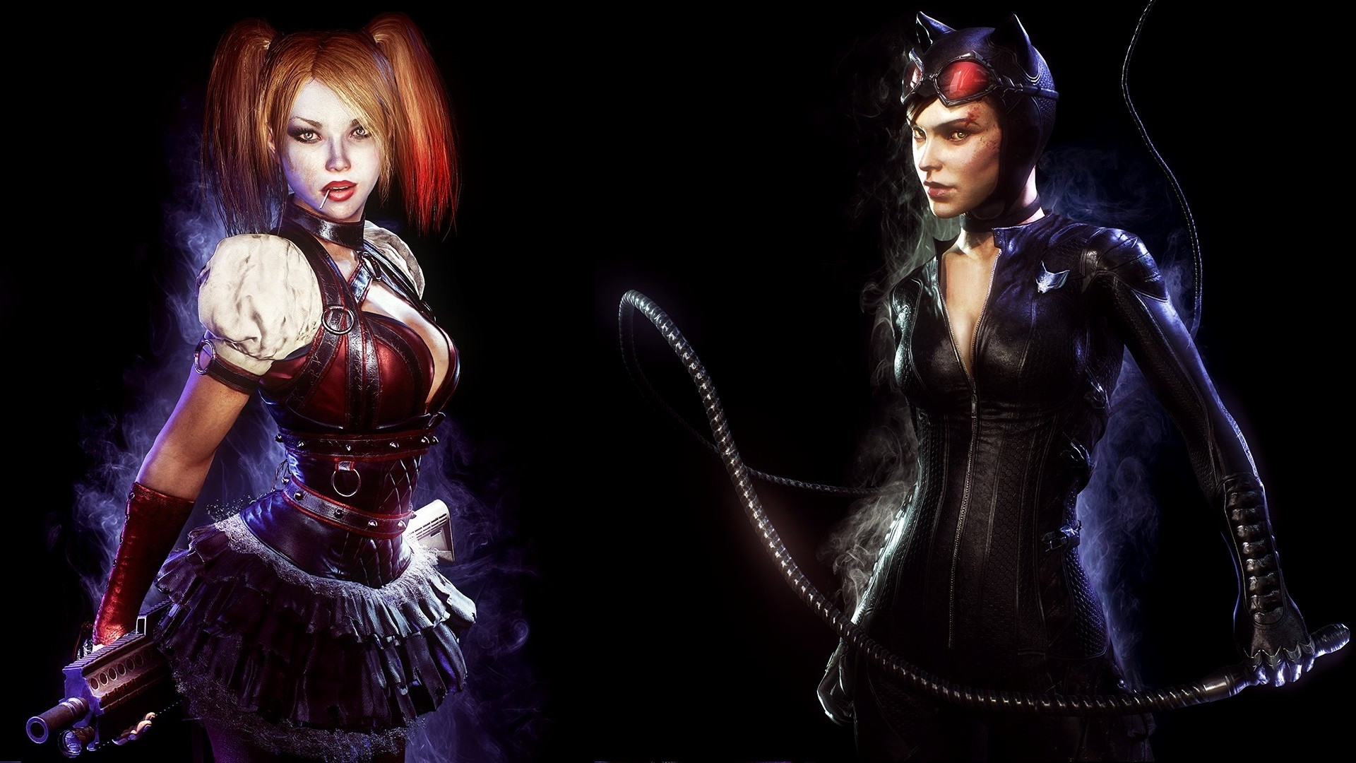 Catwoman and Harley Quinn - Arkham Knight 5