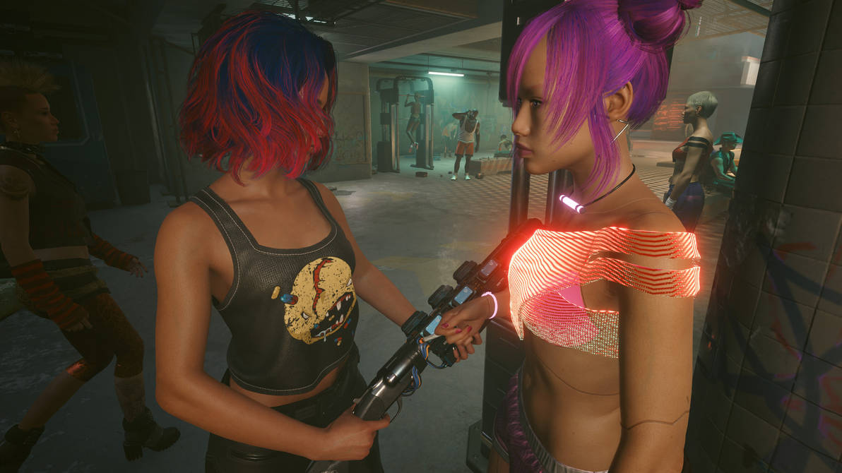 Cyberpunk 2077 123 Megabuilding H10 Gym by solarnova1101 on DeviantArt