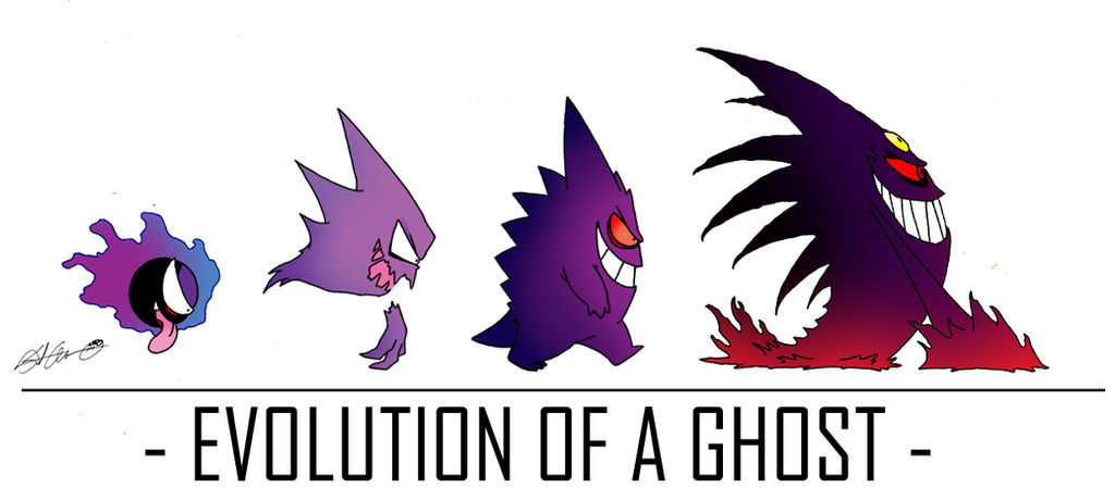 Ghost Evolution Evolution of a Ghost by SkeletalBoyDecoy on DeviantArt