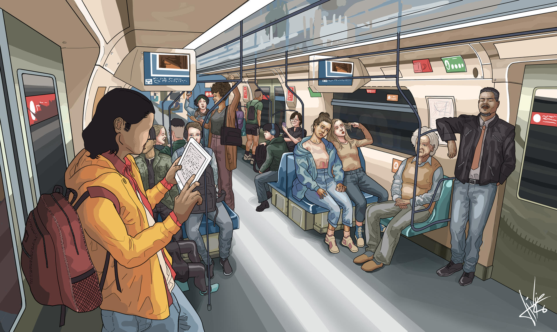 Subway by livousart on DeviantArt