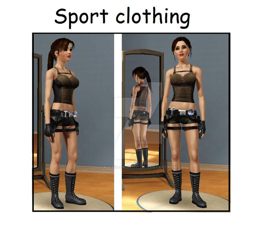 Lara Croft sims 3 by Alexis-Croft111 on DeviantArt
