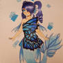 Butterfly Dress - Blue