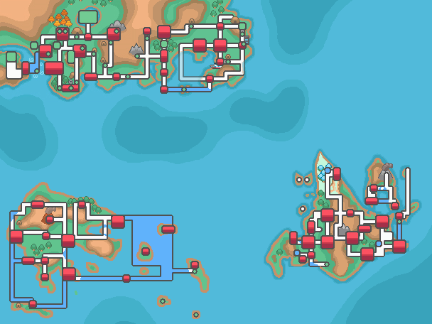 Pokemon Hoenn Map Wallpaper