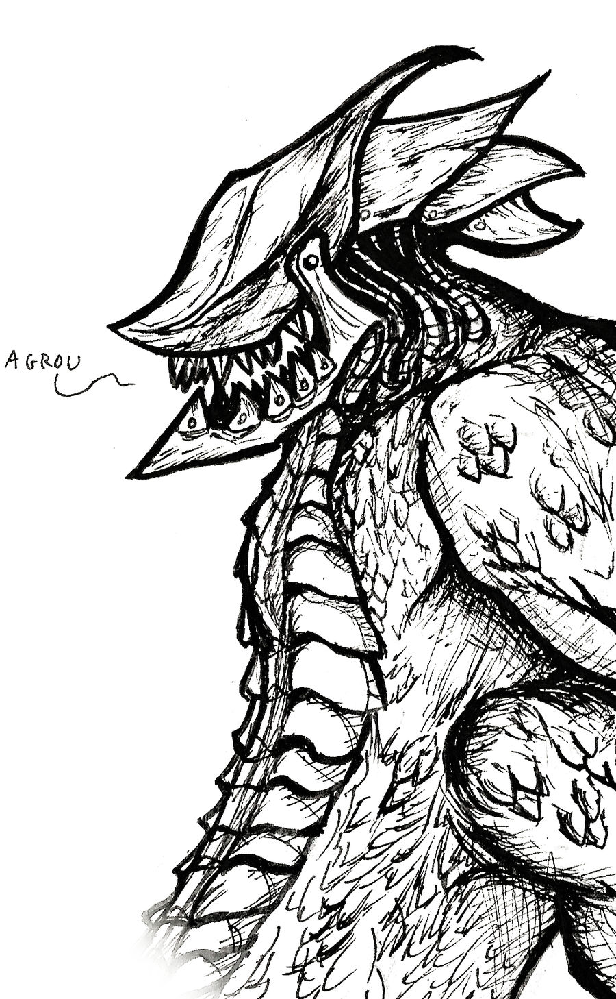 Rak'gol bust by Eliphusz on DeviantArt