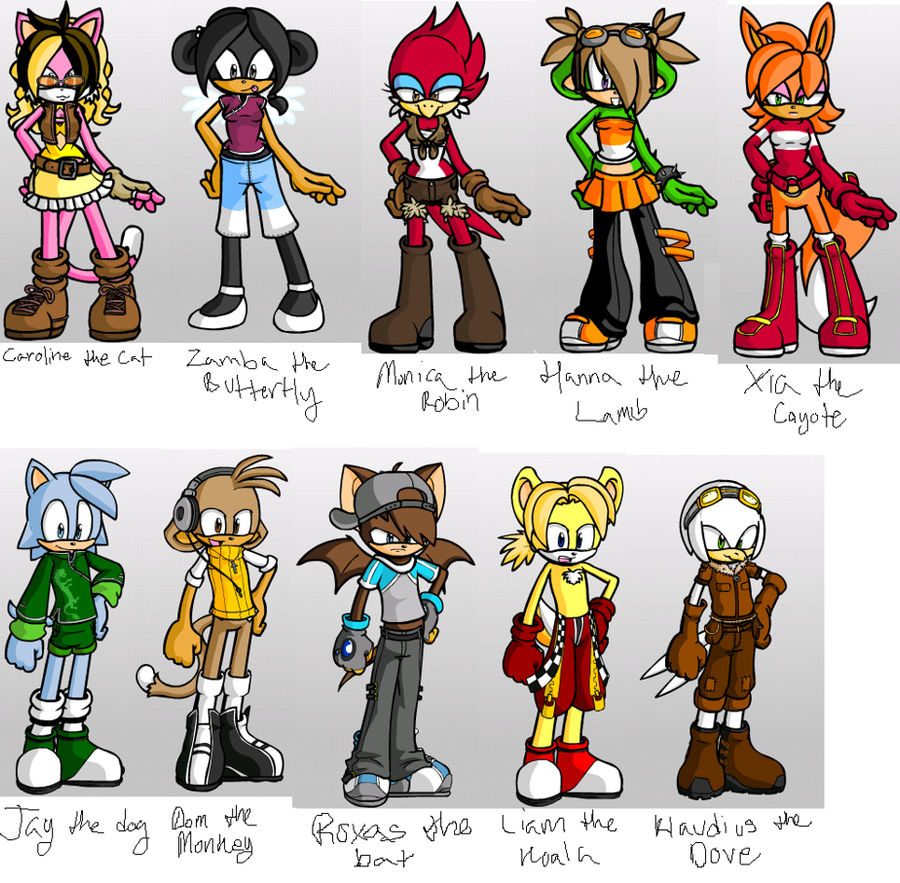 Sonic OCs by StrangestOne on DeviantArt