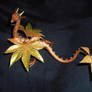 Small shrub brown dragon