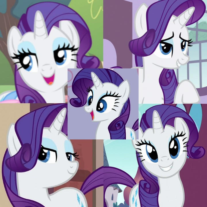 Rarity Collage by Gametendo64 on DeviantArt