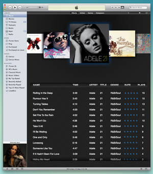 iTunes Cover Flow MockUp.