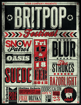 Typography Gig Poster/Flyer 1