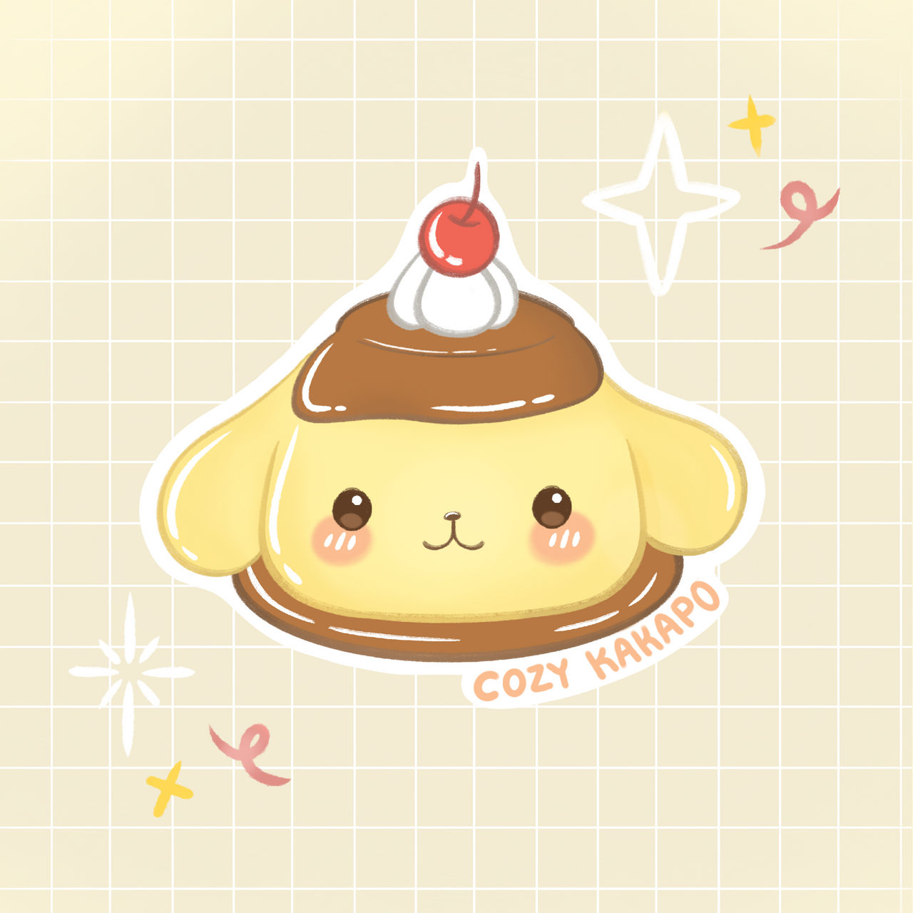 Sanrio Pompompurin x purin pudding by cozykakapo on DeviantArt
