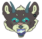 Wolfy dfluff face by wesleydog