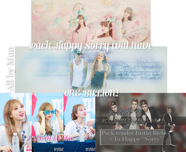 [070316] [PACK] Happy Sorry will have 1 BILLION!!!