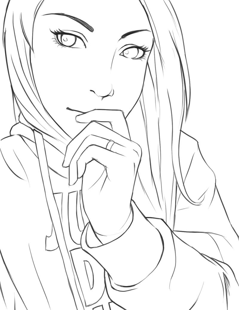 J lineart