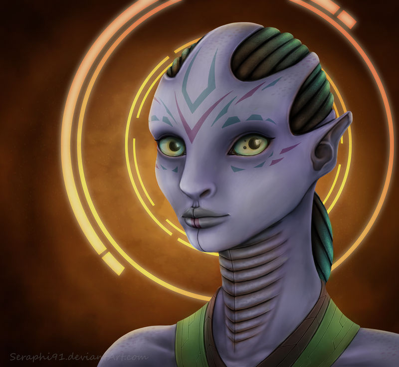 Alien girl by Seraphi91 on DeviantArt