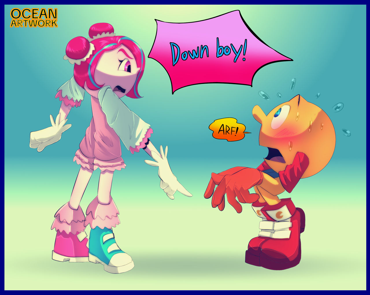 Pacster Deviantart Rage PMTW - Pacster x elliptica (DOWN BOY) by TheOceanArtworker on DeviantArt
