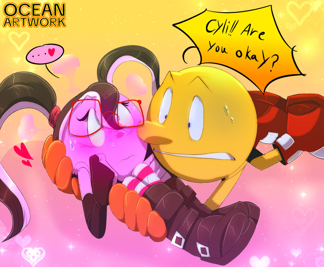 Pacster Deviantart Rage PMATGA - pacster x Cylindria # 2 by TheOceanArtworker on DeviantArt