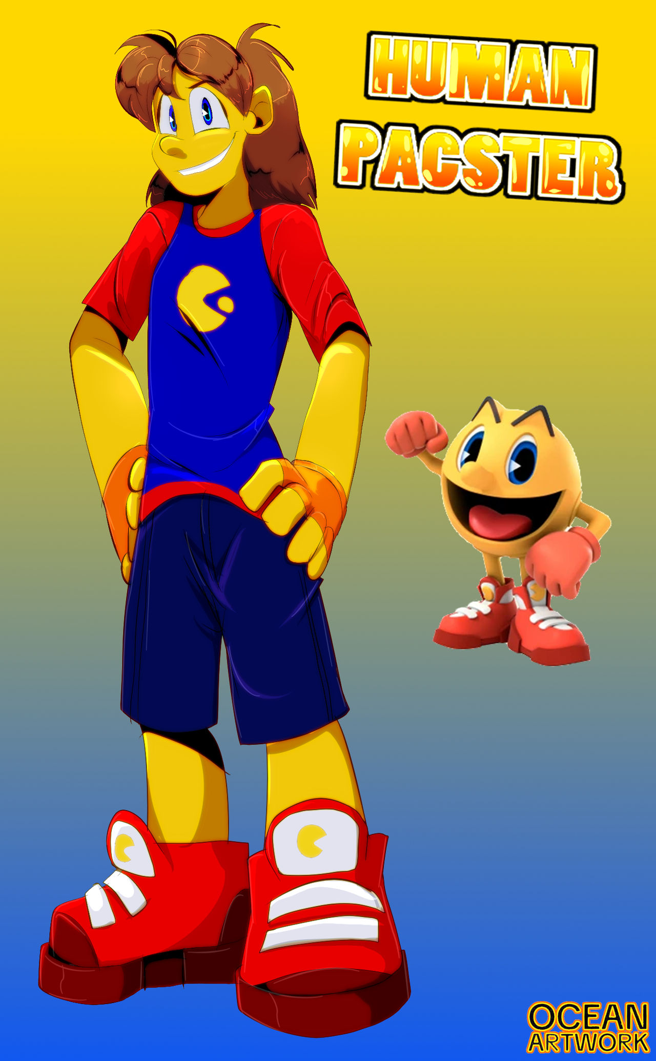 Pacster Sprites Human pacster by TheOceanArtworker on DeviantArt