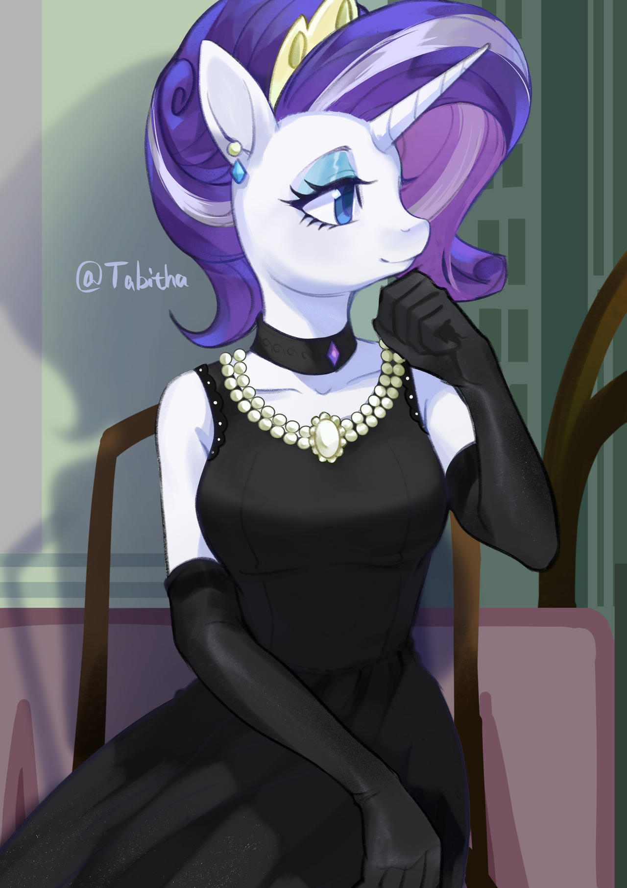 Puffed Rarity Deviantart Rarity by tabithaqu on DeviantArt