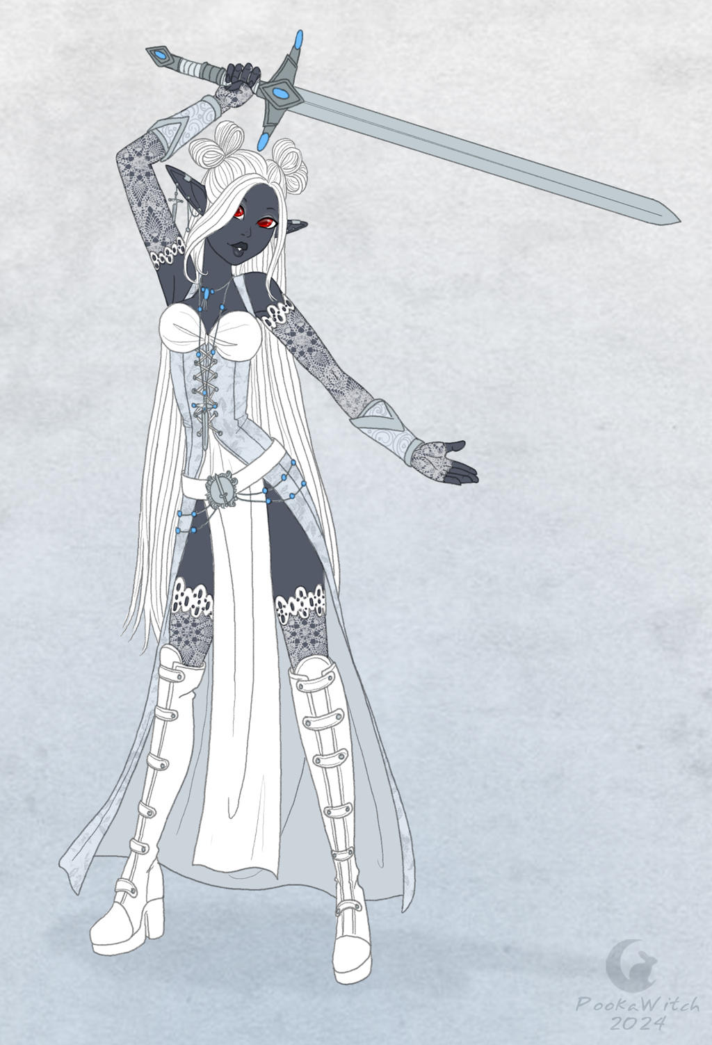 Female Floaty Dance Pose 1 by theposearchives on DeviantArt