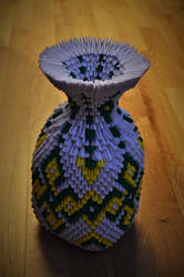 3D Origami Vase