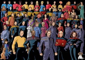 star trek group shot