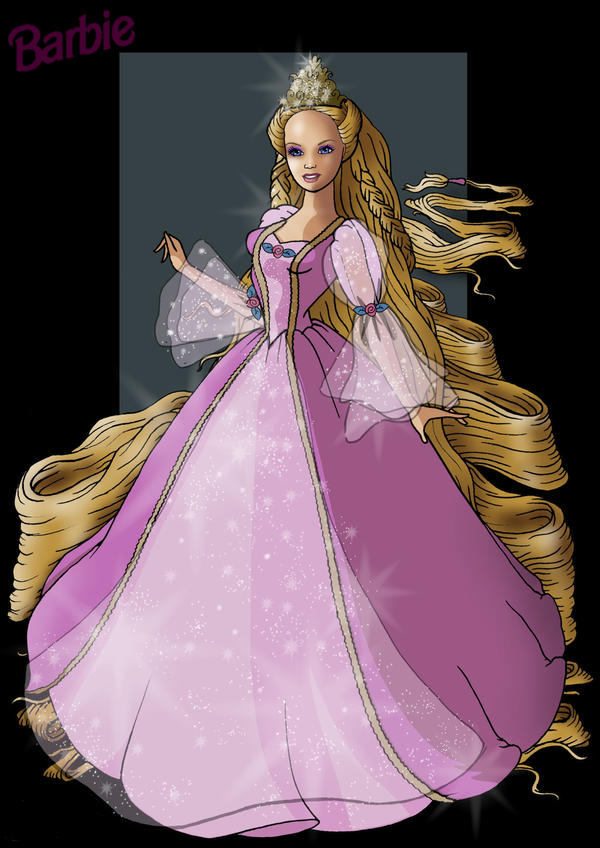barbie rapunzel by nightwing1975 on DeviantArt