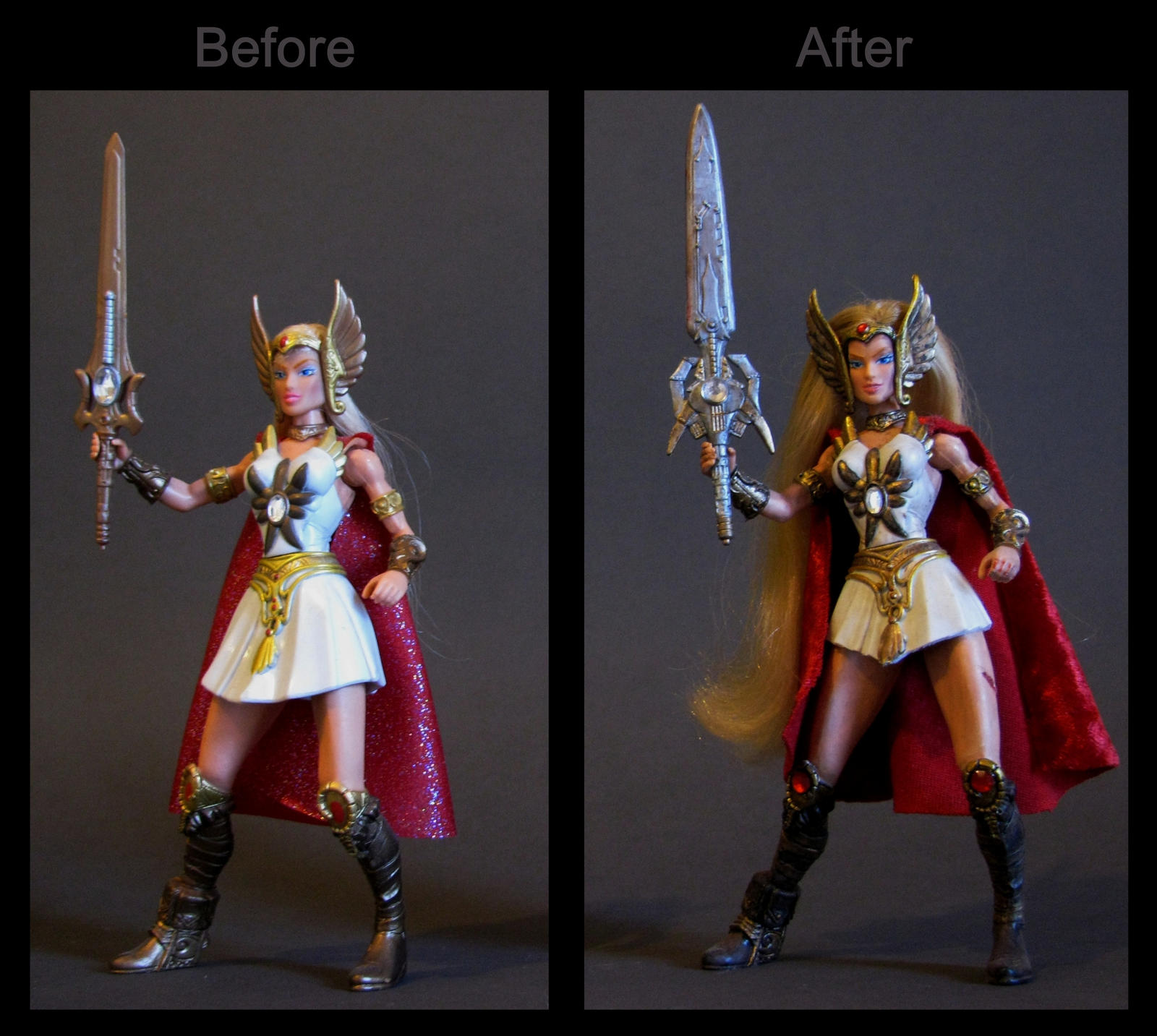 she-ra before and after