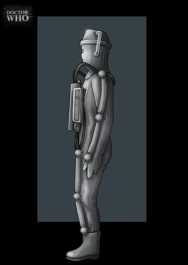 moonbase cyberman side view - commission