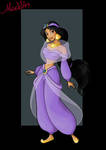 princess jasmine  -  purple outfit 1