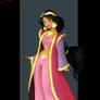 princess jasmine  -  with coat
