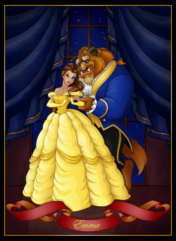 beauty and the beast  -  commission