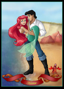 ariel and eric  -  commission