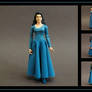 Deanna Troi custom figure (teal dress)