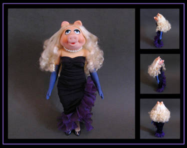 Miss Piggy custom doll