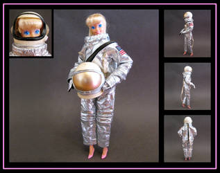 Barbie (TS3 astronaut disguise) custom doll