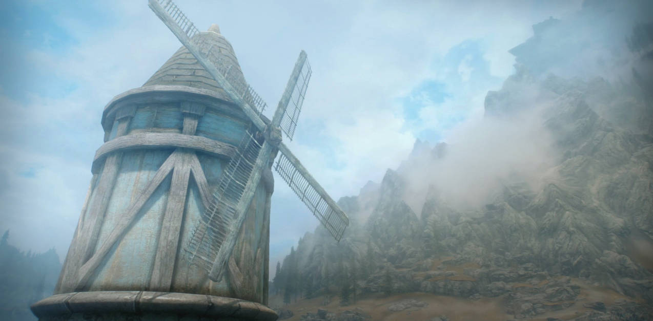 Skyrim windmill by ArtPresident on DeviantArt