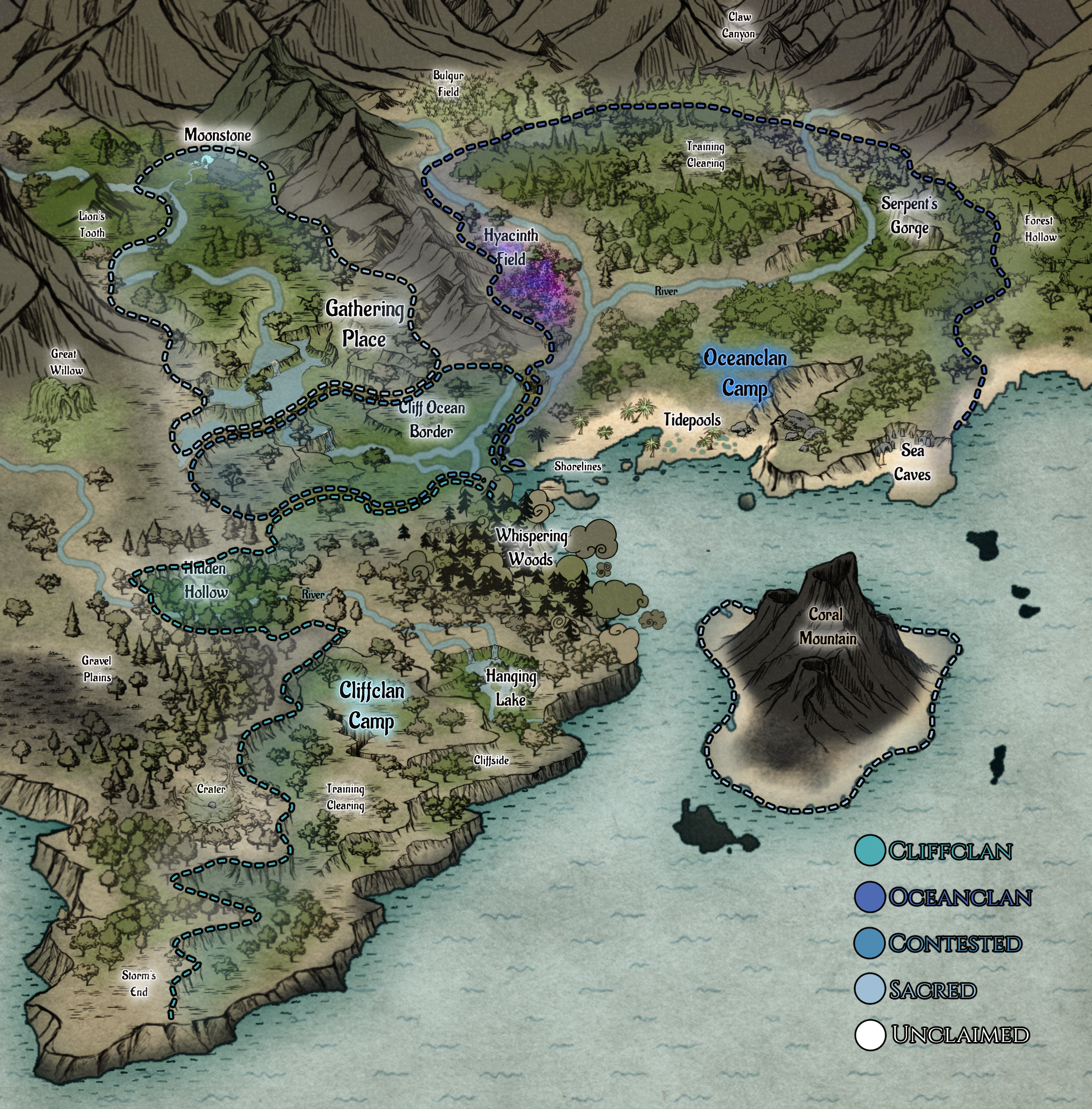 Odyssey Map - Territories