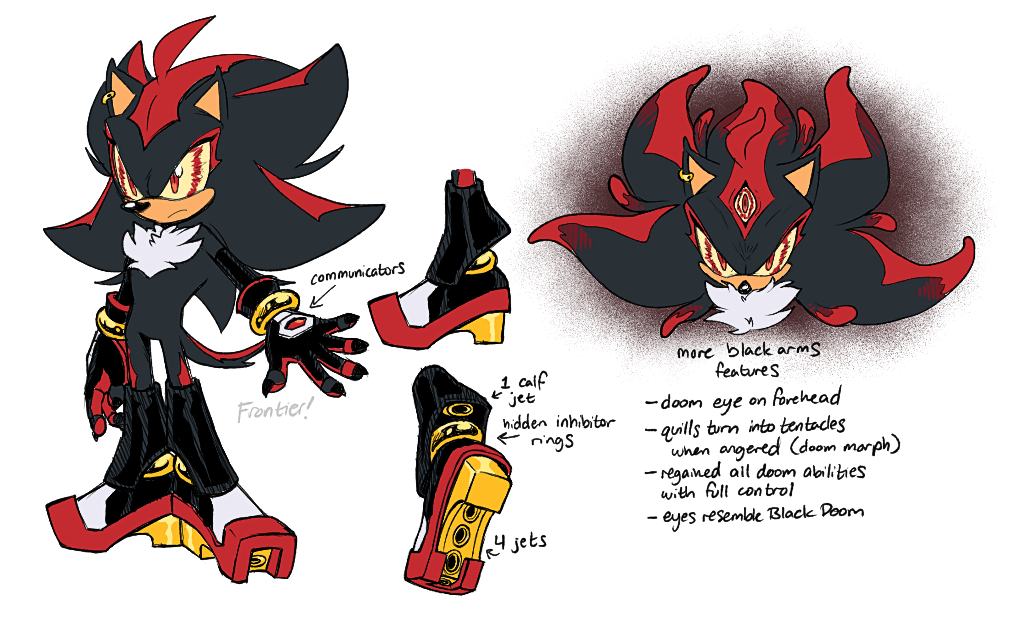 Shadow Reverse Lineage resurrected au shadow concept by ScourgeFrontiers on DeviantArt