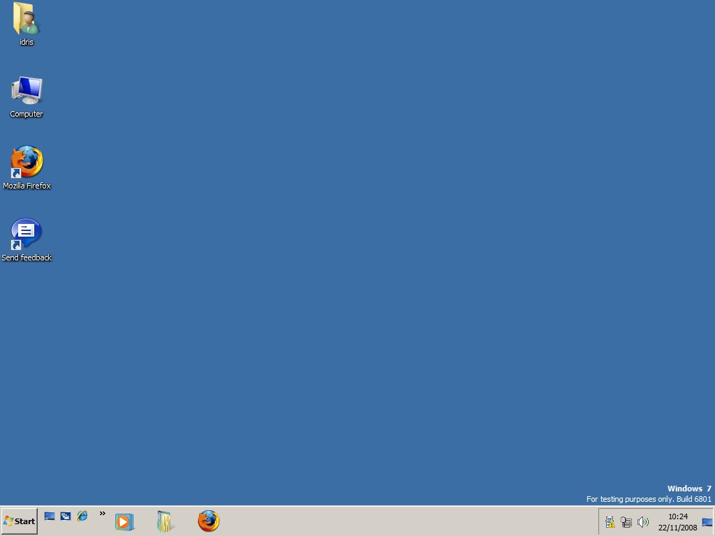 Windows 7 6801 + Classic Theme