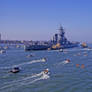 Iowa enters Portsmouth (2)