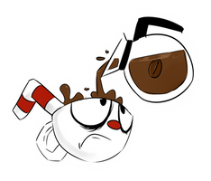 cuphead and coffee