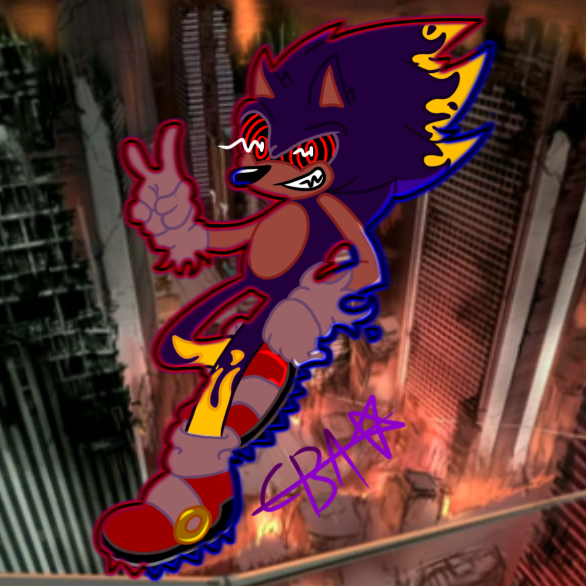 Dark Sonic - Sonic Exe - Magnet