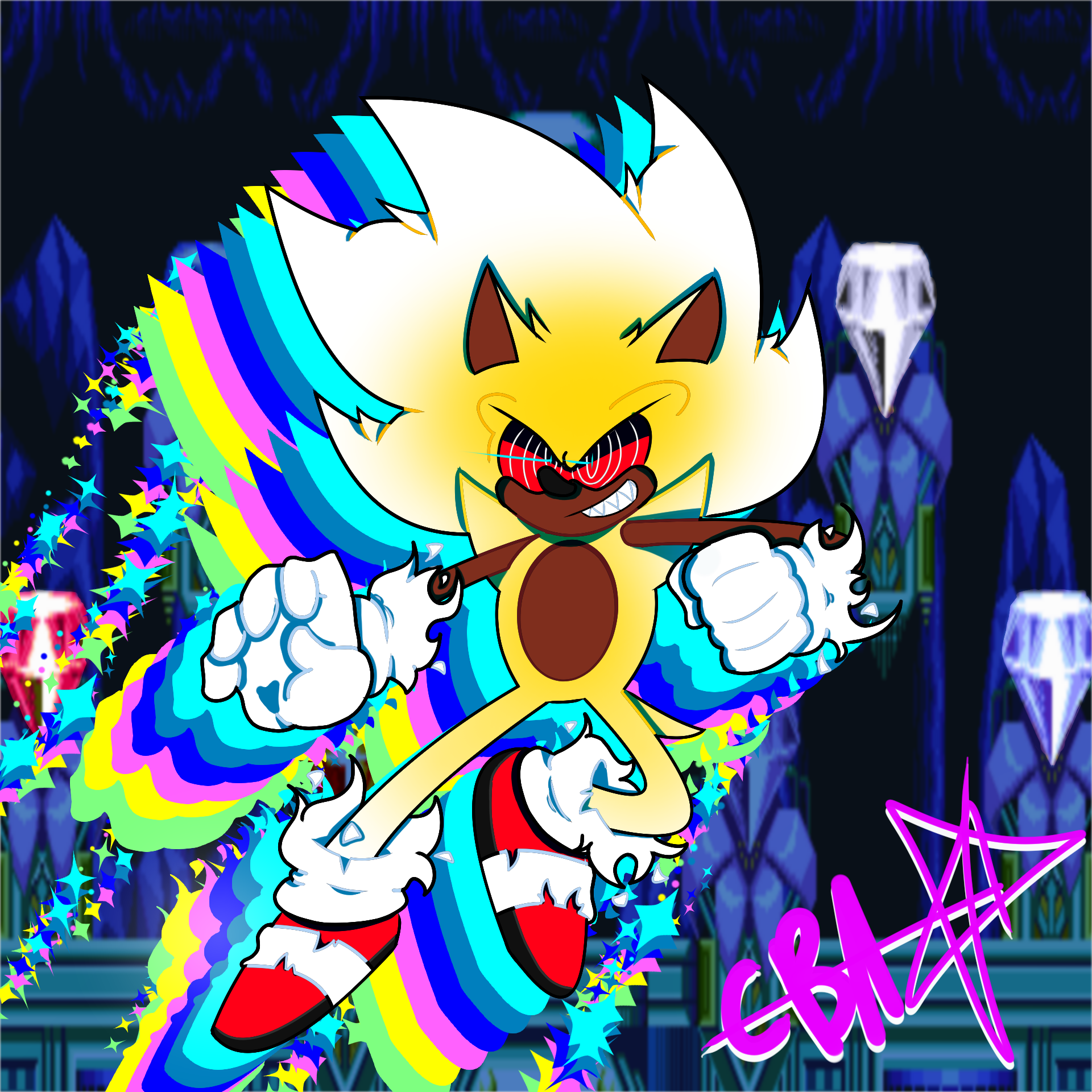 Ultra Hyper Sonic by BLACKBEAST364 on DeviantArt
