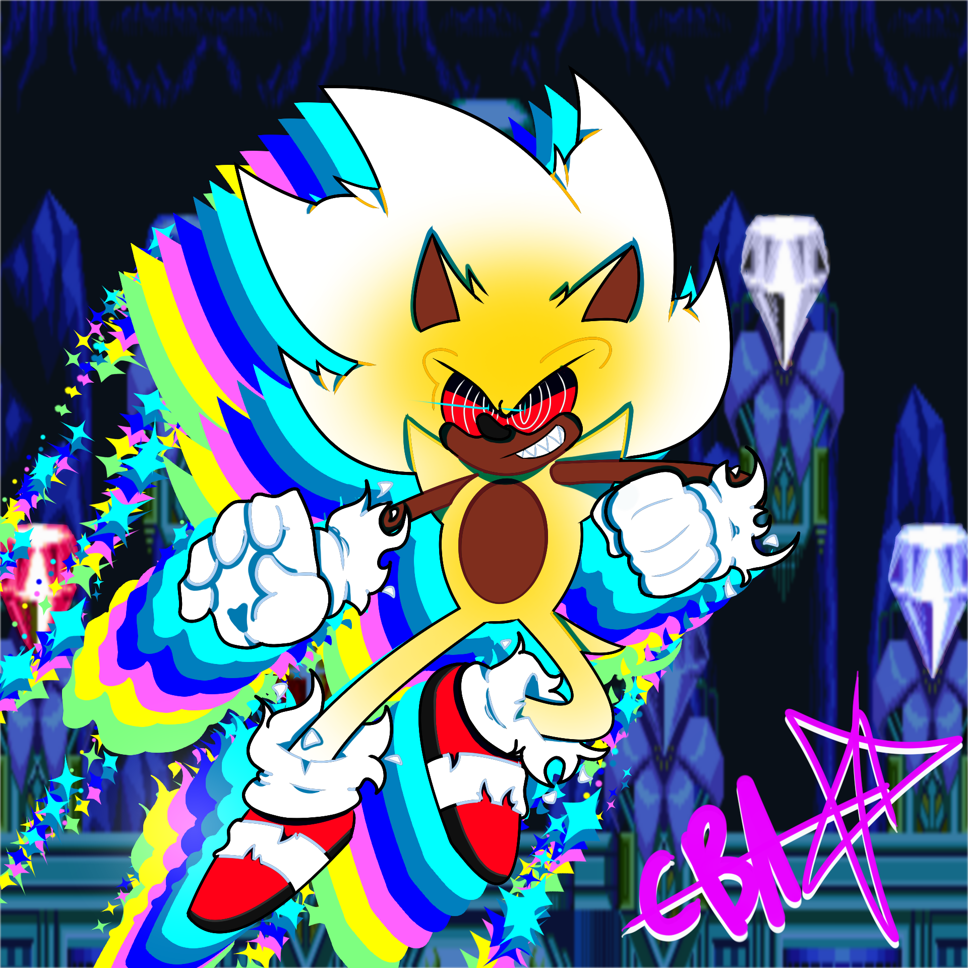 Hyper sonic Black wings - Illustrations ART street