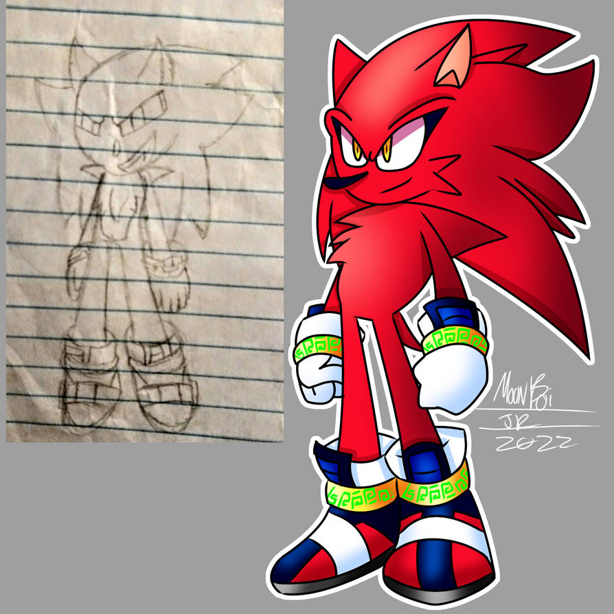 starry-boar400: mechanical sonic the hedgehog fusion with shadow the  hedgehog
