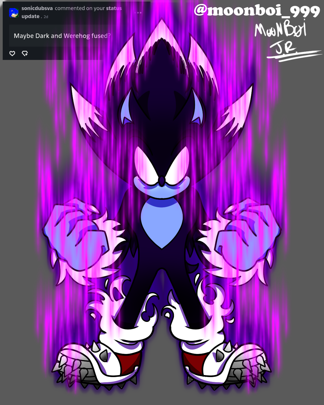 The Dark Sonic by ByGhostEduard on DeviantArt